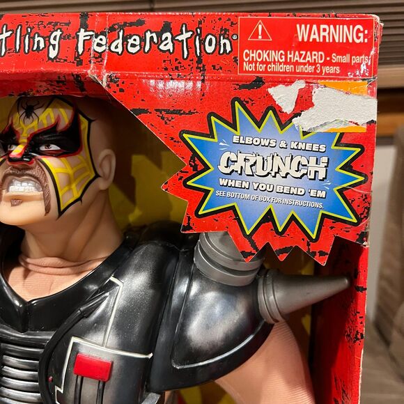 JAKKS WWF BONE CRUNCHIN' BUDDIES LEGION OF DOOM ANIMAL RARE - Picture 5 of 10